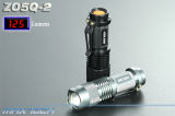 3W CREE Q5 125LM Zoom AA Aluminum LED Flashlights (ZO5Q-2)