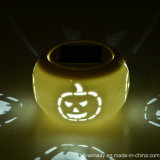Solar Powered Halloween Ceramic Table Lamp