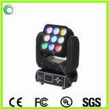 CE RoHS Matrix 9PCS 10W Wash LED Moving Head Light