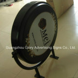 Vacuum Forming Round LED Light Box for Outdoor Advertising