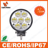 Hot Item 21W High Power LED Work Light for 4X4 Offroad, Tractor, Truck