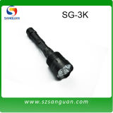 SG-3K Waterproof LED Flashlight with Aluminum Body
