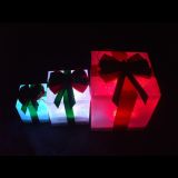 2014 New Christmas Tree Decorative Light LED Gift Box