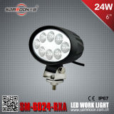 6 Inch 24W Round LED Car Work Driving Light (SM-6024-RXA)