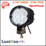 27W Oval LED Work Light for Jeep Offroad 4X4