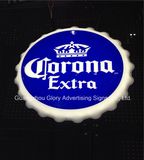 Single Side Bottle Cap Shaped Light up Sign Box