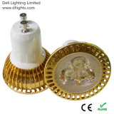 Gold Colored Dimmable GU10 3W LED Spotlight