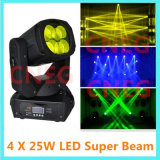 4*25W High Brightness LED Moving Head Super Beam Light