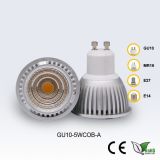 GU10 5W 85-265V White COB LED Spotlight