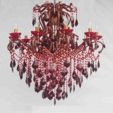 Crystal Pendant Lamp with Red Crystal (N8102/10)