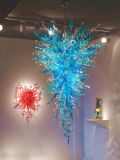 Special Design Long Blue Blown Glass Crystal Chandelier (BGC2090)