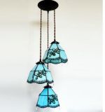 Tiffany Stained Glass Lamp Fancy Lamp Shade Colored Glass Hanging Lamp Chandeliers Lamp Wholesale