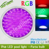 CE RoHS IP68 PAR56 LED Pool Light 18W RGB Color, LED Pool Light