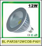 12W Dimmable/Non-Dimmable PAR38 COB LED Spotlight
