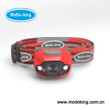Red LED Headlamp with 3 AAA Battery (MT-802)