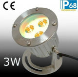 IP68 Stainless Steel LED Underwater Spot Light with Bracket (JP90031)