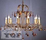 Iron Chandelier/ (YQF2179D83GD) /Crystal Chandelier