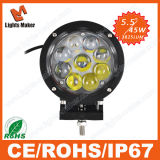 Black LED Work Light Spot 12V 45W LED Light for Truck 4X4 LED Offroad Light
