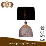 Contemporary Flower Plated Hotel Ceramic Table Lamp