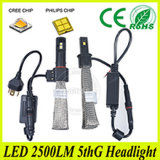 Fanless Car LED Headlight Kit 880/9004/9007/Hb3/Hb4 Headlamp