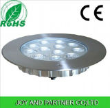 12W Stainless Steel LED Pool Light with Plastic Sleeve (JP948121)