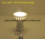 High Power 3W Warm White LED Ceramic Lamp