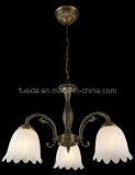 Traditional European Design Antique Chandelier/Glass Lamp