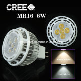 6W CREE Chips MR16 COB LED Spotlight (SD0158)