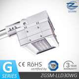 30W High Lumen LED Street Light with CE/RoHS Certificated