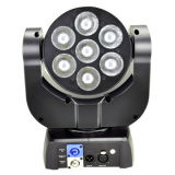 LED Moving Head Light with Osram Ostar 10W 7-Piece RGBW 4-in-1 LEDs