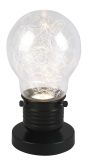 New Modern Bulb Black & Transparent Glass Table Lamp (MT4119BM-B)