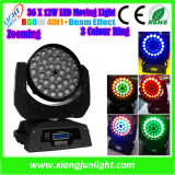 36X12W LED Moving Head Light Zooming