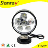 60W Round Spot Beam LED Work Light for Agricultural Equipment