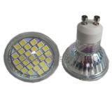 LED Light GU10/MR16/E27/E14 4W (27SMD 5050 with glass cover)