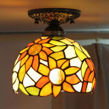 Bedroom Hot Sell Tiffany Ceiling Lamp with Europe Style Factory (XC08007)