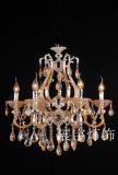 LED Crystal Chandelier with 3-Way Remote Controller