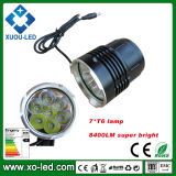 Super Bright 7PCS CREE Xml-T6 7000lm 18650 Battery Pack Power Supply Aluminum Rechargeable Flashlight