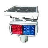 Single Side Solar Traffic Signal Light/LED Flash Warning Light