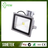Sensor Hight Quality Cool White 80lm/W Bridgelux Chip Outdoor IP65 LED Flood Light with CE RoHS SAA Approval for Australia Market (10-240W)