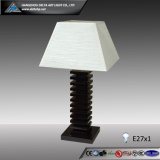 Modern Table Lamp with Unique Design Wooden Base (C5007197)