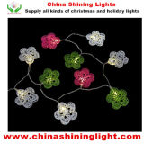 Metal Decor Flower Design LED Garden Lights