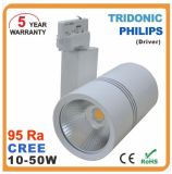 30W LED Track Light with Creecob LED Cxa1816 and Philipsdriver, 15deg/24deg CE RoHS Available