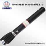 7022 Black Long Version LED Plastic Torch Flashlight (YG-7022)