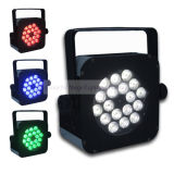 Portable LED Stage Flat PAR Light 18X3w 3in1 RGB Slim PAR Can LED