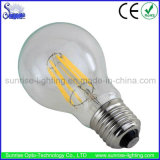 100lm/W 6W A60 E27 LED Filament Bulb Lamp/Light