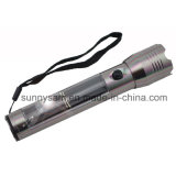 1W Solar Bright Torch Portable LED Rechargeable Flashlight