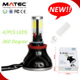 Favourable Price COB 4 LEDs G5 H11 LED Headlamp