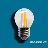 Mbg45e27 4W LED Filament Bulb with CE RoHS ERP SAA Certifications