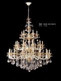 Luxury Brass with Crystal Decoration Chandelier (WD1131-15+10+5)