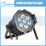 New 7X10W LED Mini PAR Light RGBW 4in1 Quad LED PAR64